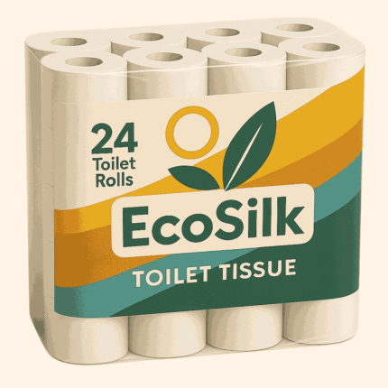 EcoSilk Toilet Rolls - 1 Pack of 24 (24 Rolls)