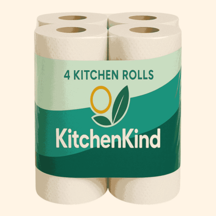 KitchenKind Kitchen Rolls - 1 Pack of 4 (4 Rolls)